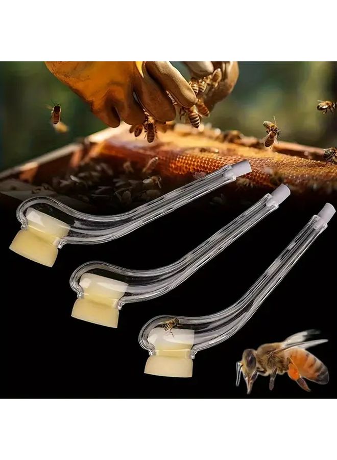 Transparent Plastic Queen Capture System 2pcs Easy to Use Beekeeping Tool - Image 1