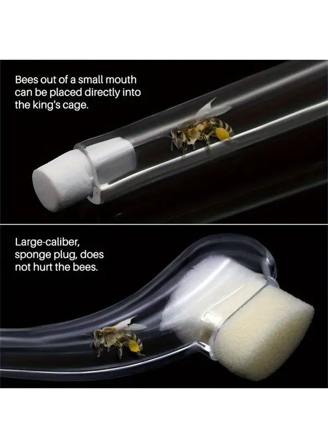 Transparent Plastic Queen Capture System 2pcs Easy to Use Beekeeping Tool - Image 5
