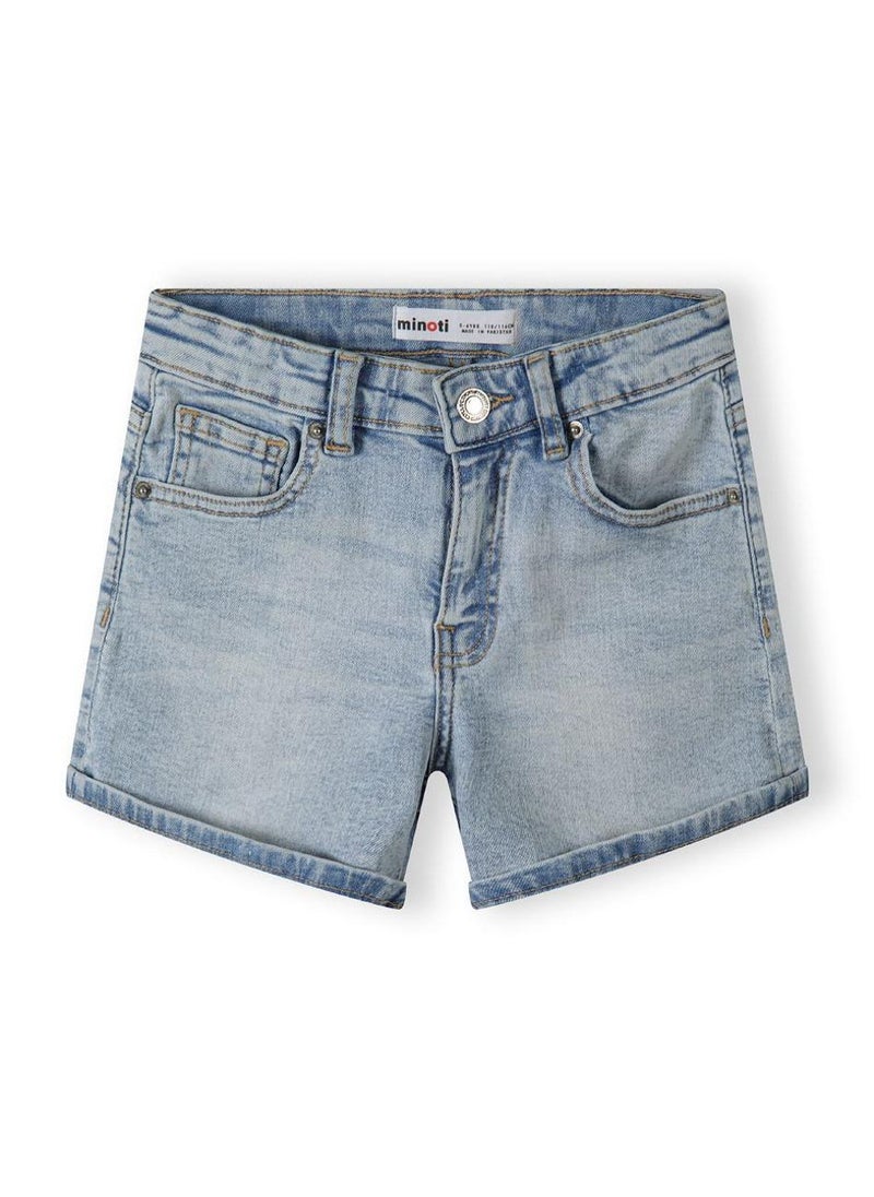 مينوتي شورت جينز للبنات المراهقات - Image 2