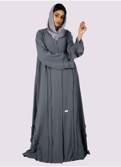 Sara Arabia Sara Arabia Casual Pleated Front Open Abaya  - Image 1