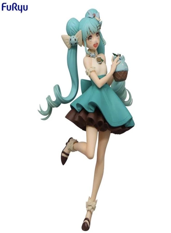 FuRyu Hatsune Miku: Chocolate Mint Sweet Sweets Series Figure, Multicolor - Image 4