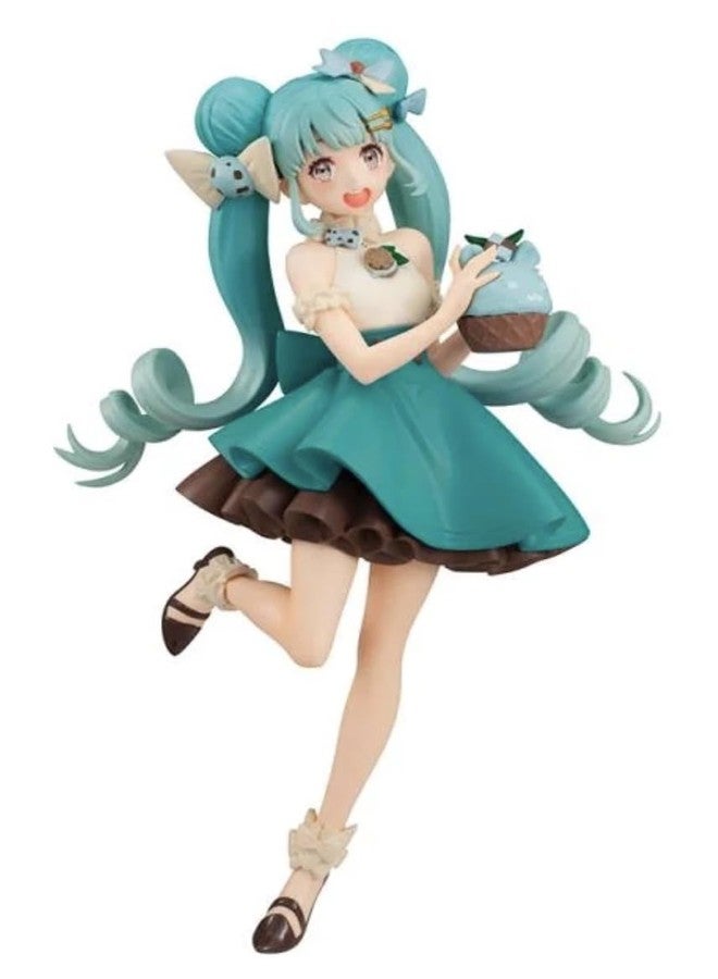 FuRyu Hatsune Miku: Chocolate Mint Sweet Sweets Series Figure, Multicolor - Image 1