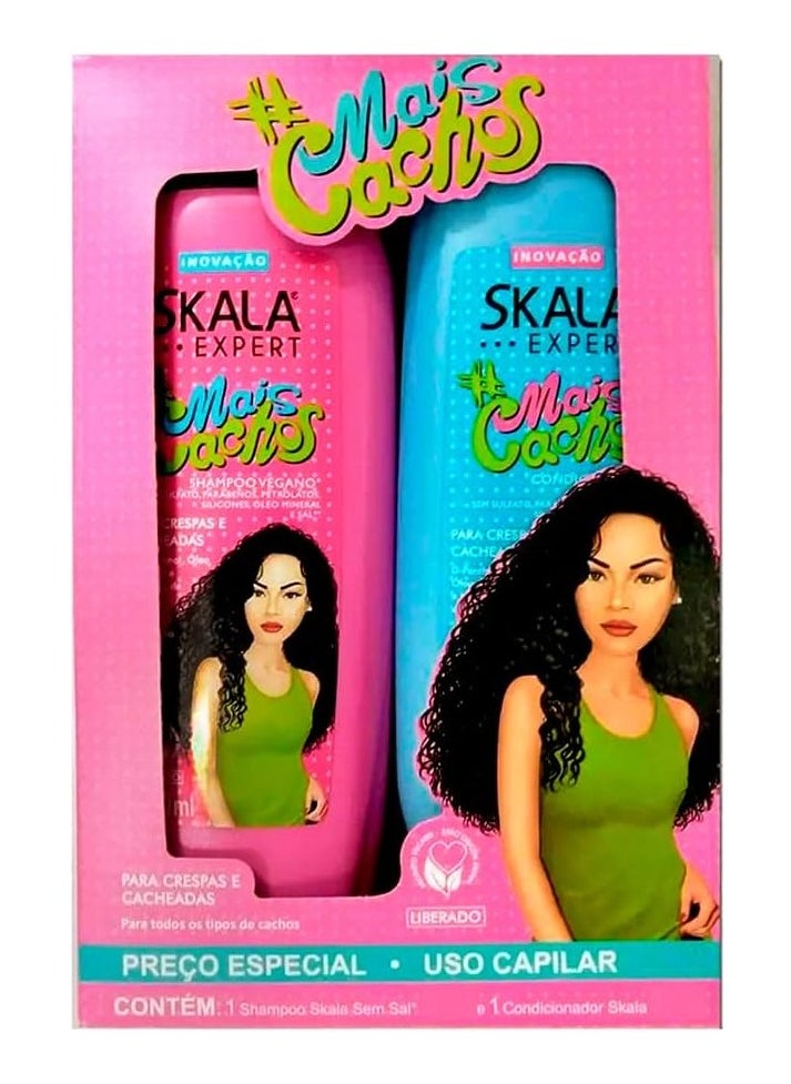 SKALA - Expert Mais Cachos Shampoo and Conditioner 325 Ml Kit - Image 1