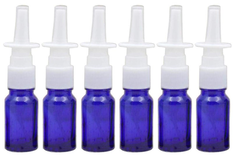 3 قطع زجاجة رذاذ أنفي فارغة سعة 10 مل/0.3 أونصة مع بخاخات دقيقة لحفظ السوائل