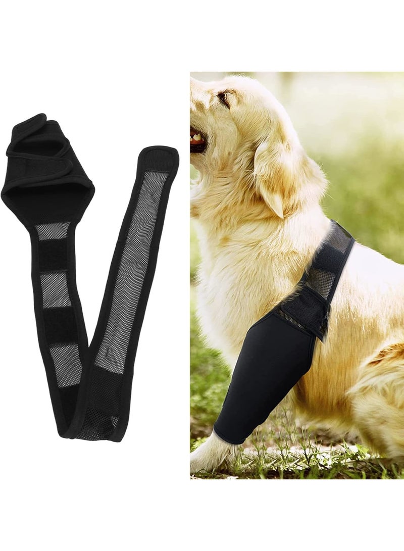 SOLARAE Dog Elbow Protector, Dog Elbow Brace Protector Pads, for Canine Elbow and Shoulder Support Elbow Hygroma, Dysplasia, Osteoarthritis, Elbow Calluses, for Medium Large Dog(XL) - Image 2