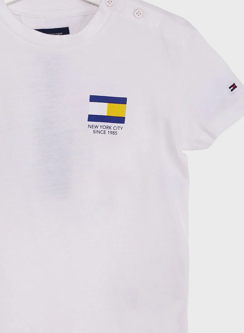 TOMMY HILFIGER Kids Multi Flag T-Shirt