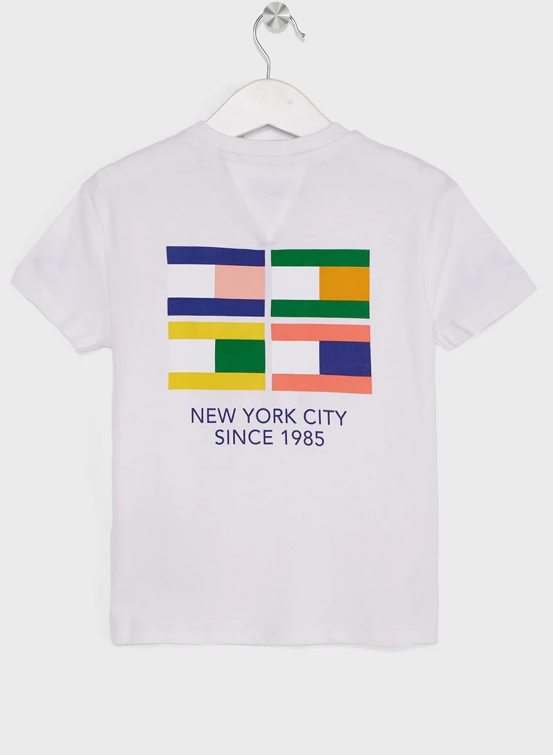 TOMMY HILFIGER Kids Multi Flag T-Shirt