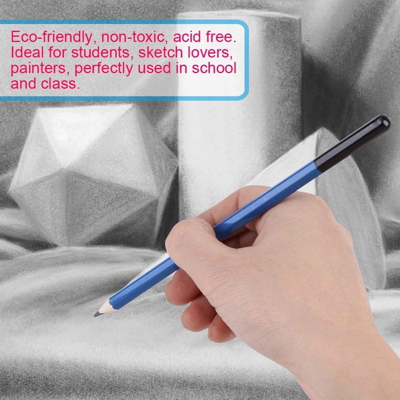 53 Arts 53ARTS 48PCS Professional Sketching Drawing Pencils Kit Carry Bag Art Painting Tool Set - Image 4