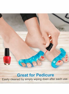 SYOSI Gel Toe Separator Stretcher Hammer and Bunion Corrector for Men Women Correct Naturally 4 Pcs  - Image 3