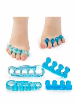 SYOSI Gel Toe Separator Stretcher Hammer and Bunion Corrector for Men Women Correct Naturally 4 Pcs  - Image 1