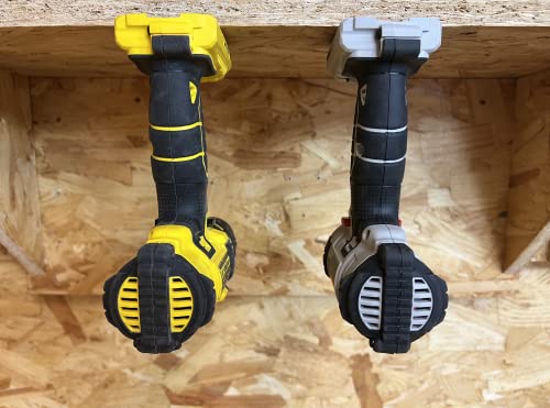 StealthMounts Tool Holder Compatible with Porter Cable 20V (4 Pack) - Black | StealthMounts Locking Tool Mounts | Made in the UK - Image 4