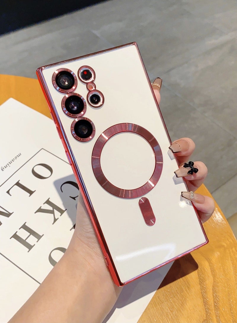 general Samsung Galaxy S24PLUS Case, Slide Camera Cover, Built in Rotate Ring Kickstand, Heavy Duty Shockproof Protective Case