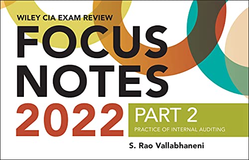 Wiley Cia 2022 Part 2 Focus Notes Practice Of Internal Auditing 
