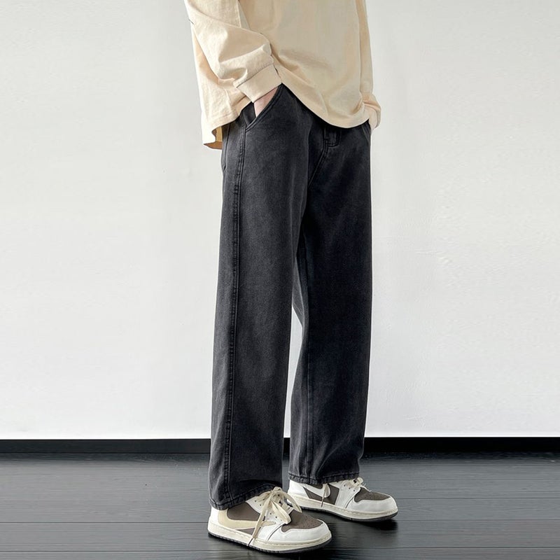 Unisex Casual Daily Denim Jeans - Image 2