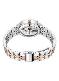 Kenneth Cole New York Kenneth Cole New York 34.5mm Automatic Women's Watch with Silver Dial & Silver, Rose Gold Stainless Steel Bracelet  - Image 3