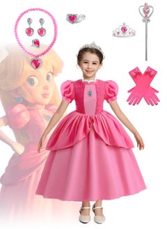 Girls Princess Dressing up with Accessories,Super Mario Princess Costumes,Birthday Party Cosplay Outfits for Girls Gift - pzsku/Z442CD50ABBB8C33966E8Z/45/_/1710858649/882d21ad-0bcf-4d7f-9147-aad398cf5a92