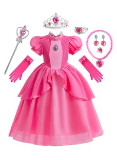 Girls Princess Dressing up with Accessories,Super Mario Princess Costumes,Birthday Party Cosplay Outfits for Girls Gift - pzsku/Z442CD50ABBB8C33966E8Z/45/_/1710858650/da20cead-9e73-4cf7-a2f9-9bbe4b39848b