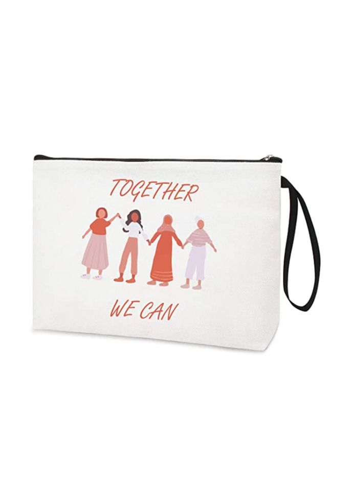 PRINTSHOP4ME Cosmetic bag gift for International Womens Day Design 1 - Image 1