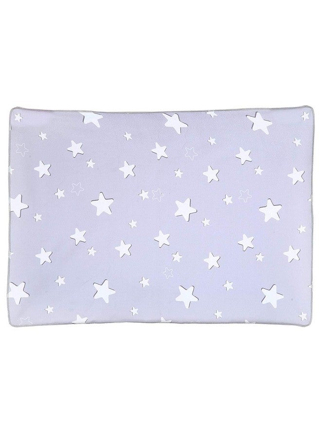 AHC Printed Dry Sheets For Baby Bed Size Double Bed Extra Large Soft |Comfortable |Extra Absorbency|Fast Dry (200X140 Cm, Grey, Star Print) - Image 3