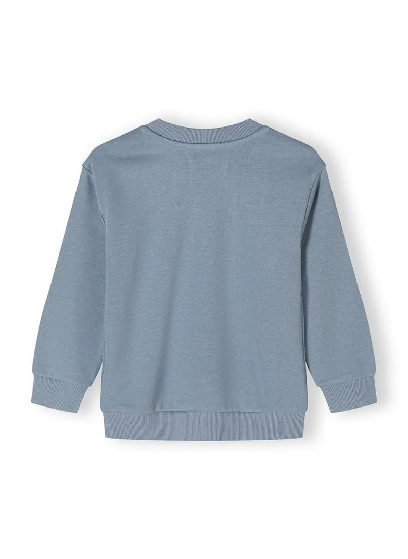 MINOTI Boys Cotton Sweatshirt with ATHL CREW Print