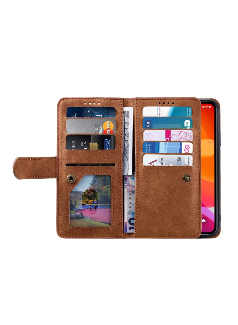 Loquat Suitable For iPhone Wallet Type Fall Proof Mobile Phone Leather Case - Image 2