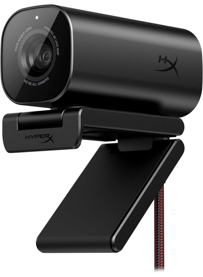 HYPERX Vision S – Webcam, 4K Video Recording @ 30fps, 90° Field-of-View - Image 1