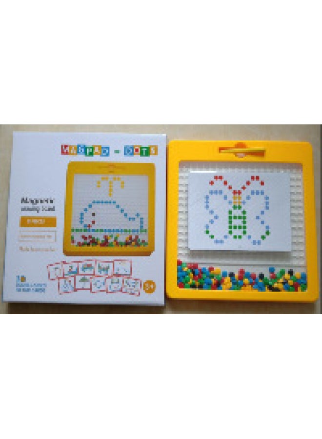 لعبة أحجية الصور المقطوعة بفرشاة مغناطيسية لتحفيز خيال الأطفال والتركيز والتدريب على التفكير التعليمي - اللون: QH928 لوحة رسم بفرشاة مغناطيسية كبيرة 【10 بطاقات】】 - Image 1