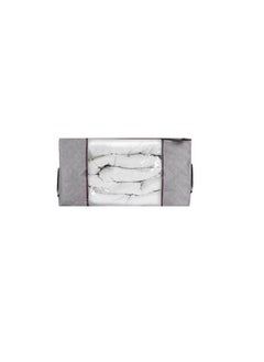 Generic 1Pc Foldable Closet Organizer Storage Bag Box With Clear Window, Waterproof Durable Fabric Grey  - Image 2