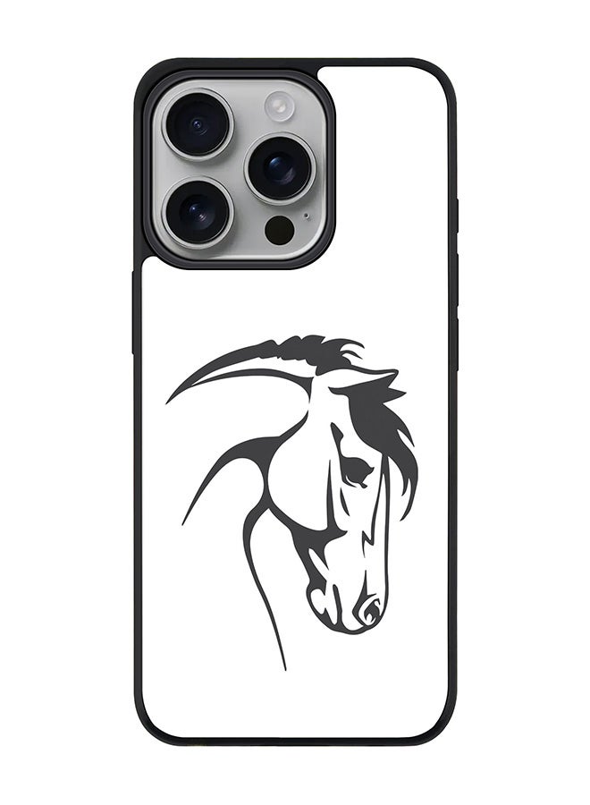 Stylizedd For iPhone 16 Pro Case [Compatible with MagSafe] Slim Magnetic cover Phone Case iPhone 16 Pro -ArabStallion - Image 1