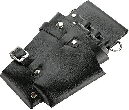 Filfeel Hairdressing Waist Bag Professional Salon Leather Hair Scissors Shears Pouch Barber Hairdressing Haircutting Tools Bag - Image 1