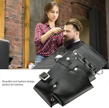 Filfeel Hairdressing Waist Bag Professional Salon Leather Hair Scissors Shears Pouch Barber Hairdressing Haircutting Tools Bag - Image 5
