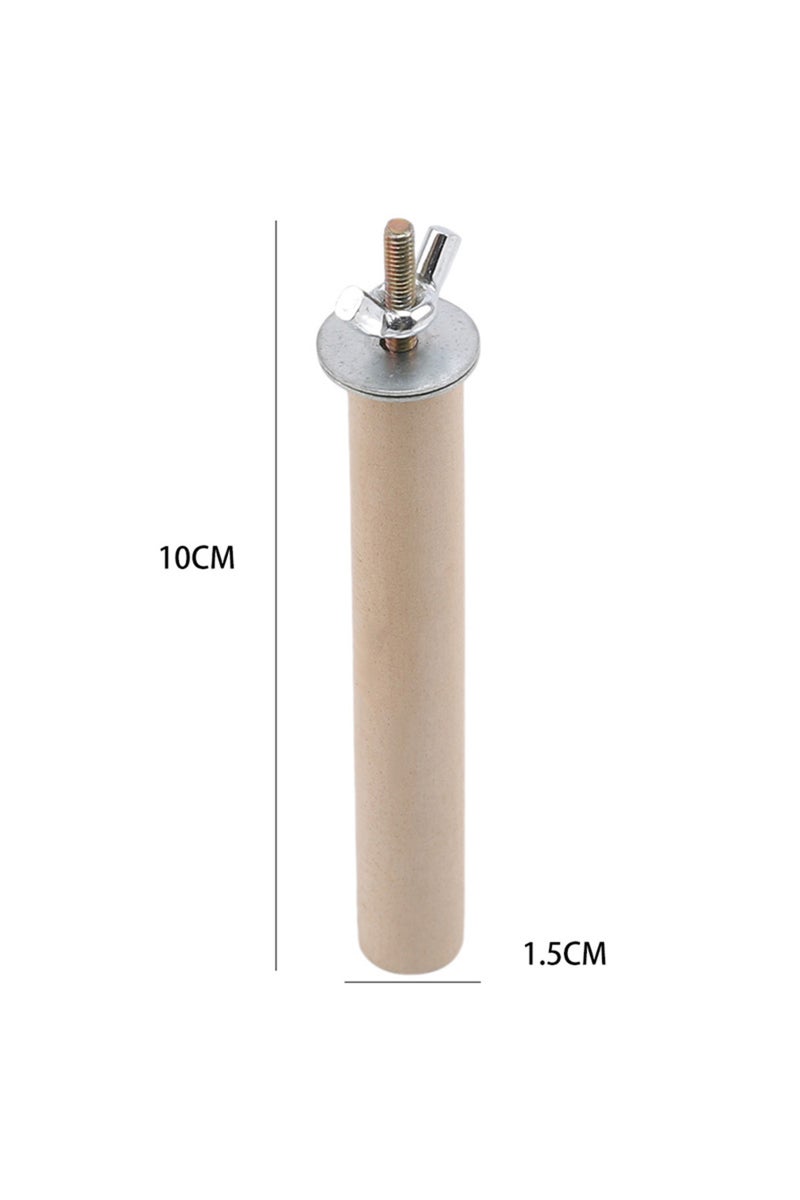 erorex 1.5x10cm Parrot Pet Raw Standing Stick Wood Hanging Stand Rack Toy Sticksstand Parakeet Branch Perch