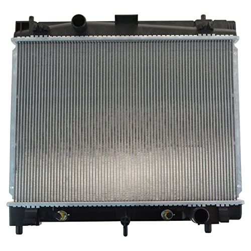 TRQ Radiator Assembly Aluminum Core Compatible with 08-14 Scion xD 07-19 Toyota Yaris CU2890 TO3010306 - Image 3