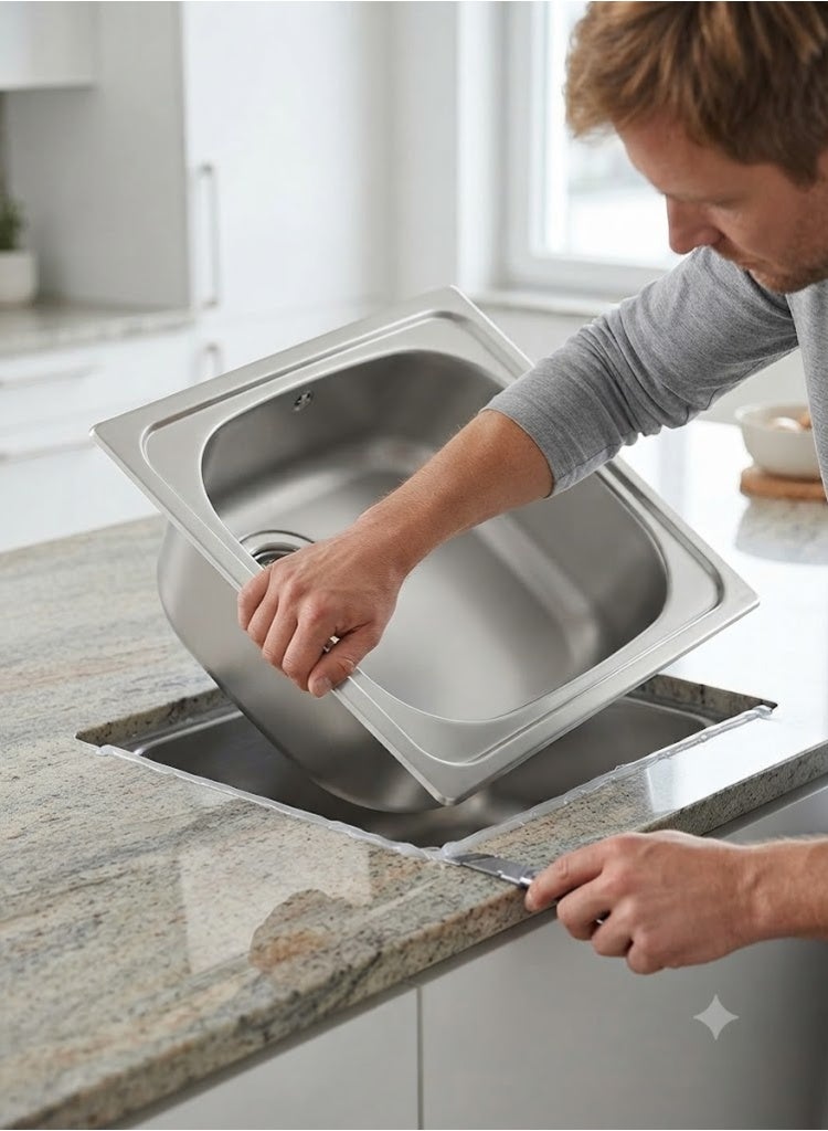TEKA STARBRIGHT 45 E-XN 1B Inset Sink, Grey - 45 cm - Image 3