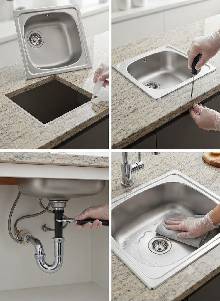 TEKA STARBRIGHT 45 E-XN 1B Inset Sink, Grey - 45 cm - Image 2