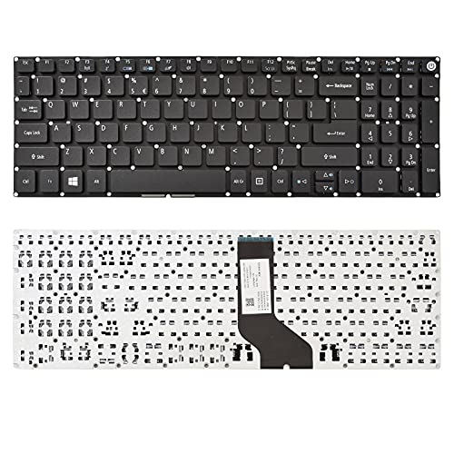 SUNMALL Replacement Keyboard Compatible with Acer Aspire 3 A315-21 A315-31 A315-51 A315-52.Aspire 5 A515-41G A515-51G A517-51G N17C3.Aspire 6 A615-51G Aspire 7 A715-71G Black Us Layout - Image 1