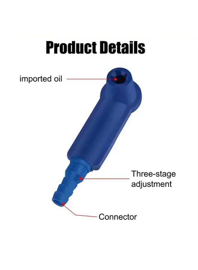 Blue 5pcs Motorcycle Car Brake Bleeder Oil Drain Tool Kit for Trucks - Image 5