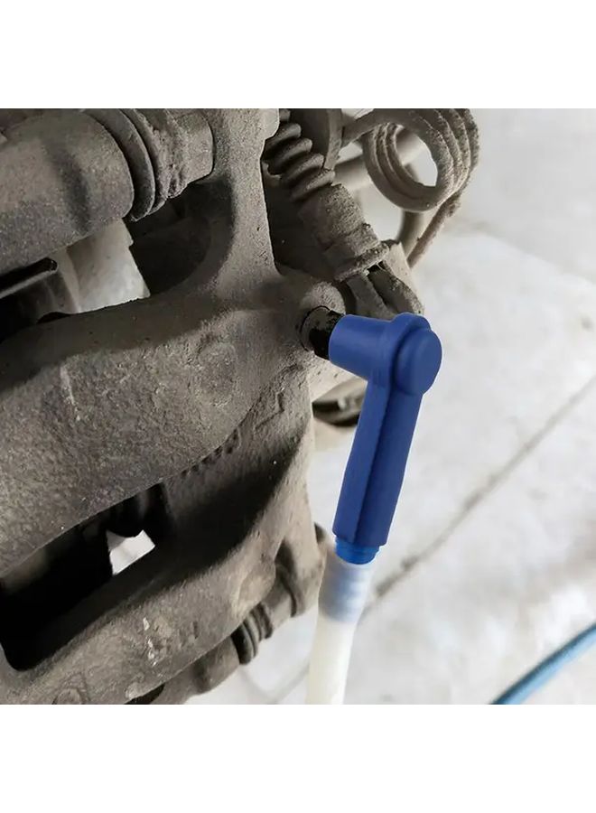 Blue 5pcs Motorcycle Car Brake Bleeder Oil Drain Tool Kit for Trucks - Image 2