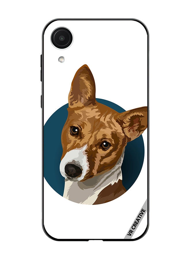 VR CREATIVE Protective Case Cover For Samsung Galaxy A03 Core Face Dog Design Multicolour - Image 1