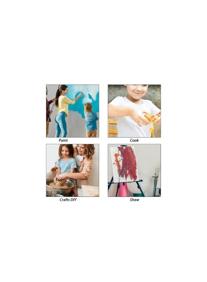 Kids Art Smock,2 PCS Painting Apron for Toddler,Children Artist Smock with Pocket and Long Sleeves,Long Section,Waterproof,Art Painting Apron - Image 3