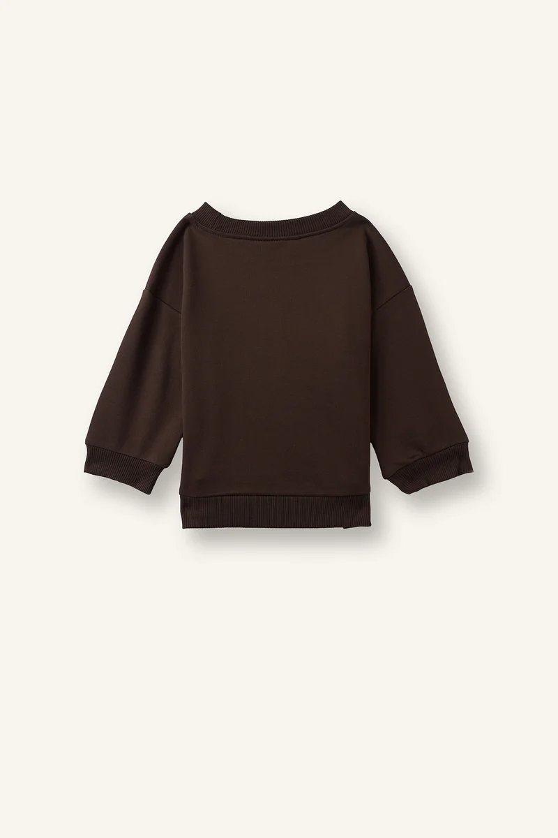 Defacto  Oversize Fit Animal Print Sweatshirt  | Best Price UAE
