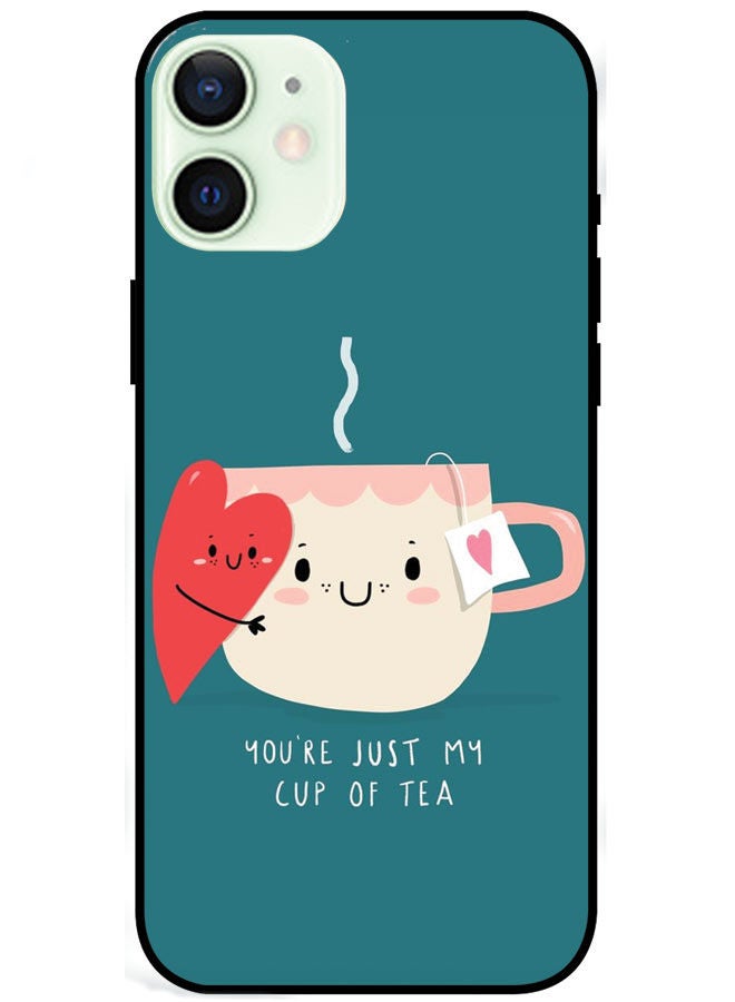 EYE CATCH Protective Case Cover For Apple iPhone 12 Mini You're Just My Cup Of Tea - Image 1