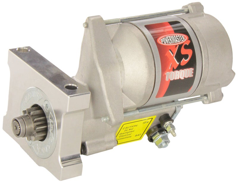 POWERMASTER Starter, XS Torque, 4.4:1 Gear Reduction, Natural, 168 Tooth Flywheel, Straight Bolt, GM V8, Each - Image 2