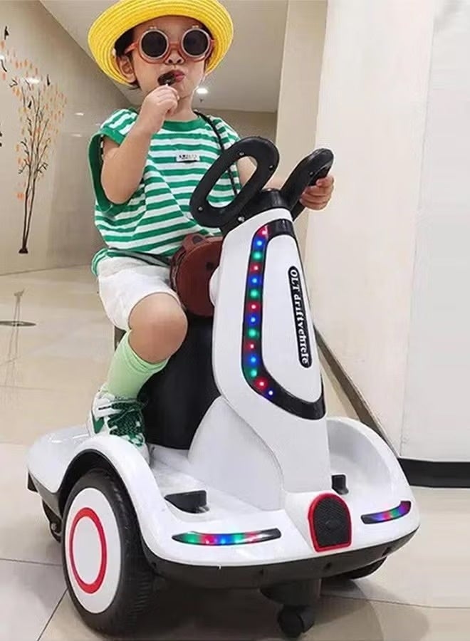 Multi-function electric toy car for children, four-wheel electric Scooter with double drive, music and light, CN plug, styleKids Electric Scooter / Electric drift carfor Kids Girls,boys - Image 4