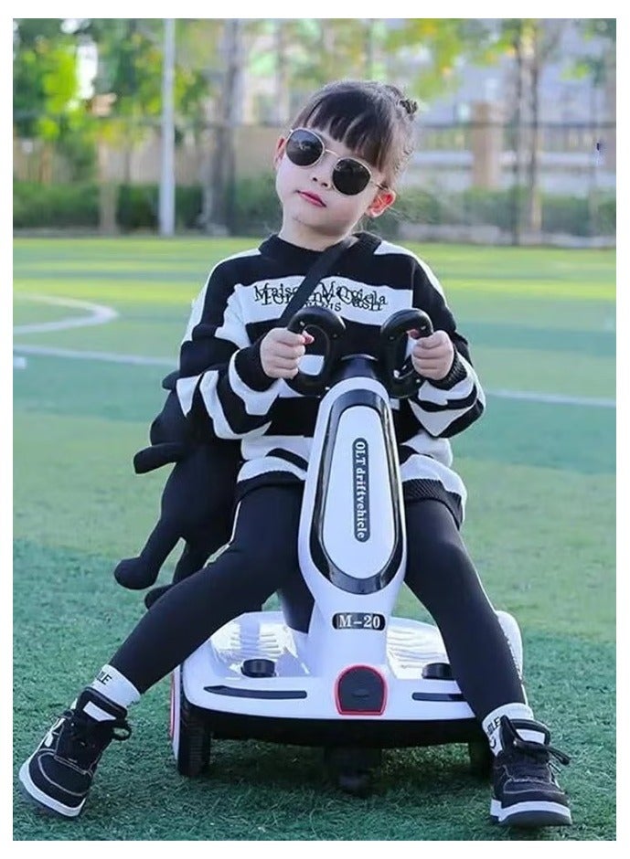 Multi-function electric toy car for children, four-wheel electric Scooter with double drive, music and light, CN plug, styleKids Electric Scooter / Electric drift carfor Kids Girls,boys - Image 1