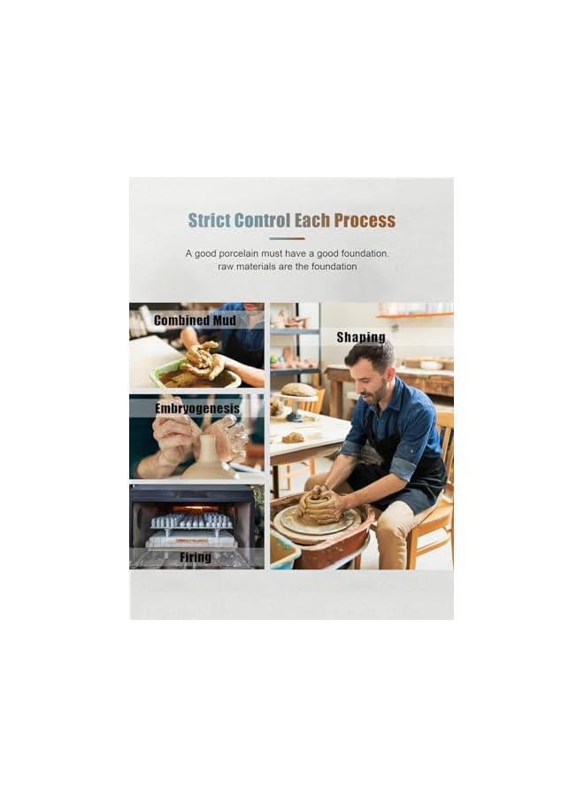 The Bros 4 قطع مزهريات سيراميك صغيرة لزهور حديثة وديكور منزل بوهيمي ريفي، مزهرية زخرفية لنجيل البامبا والزهور المجففة، فكرة للرف والطاولة ورف الكتب (أبيض + ألوان متعددة) - Image 3