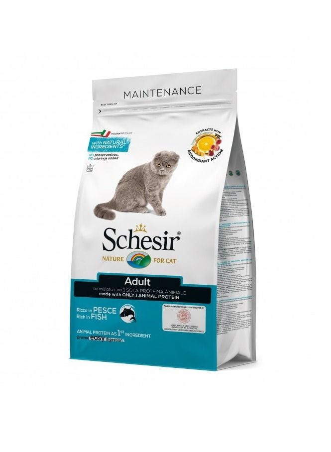 Schesir Maintenance With Fish Dry Food For Adult Cats
