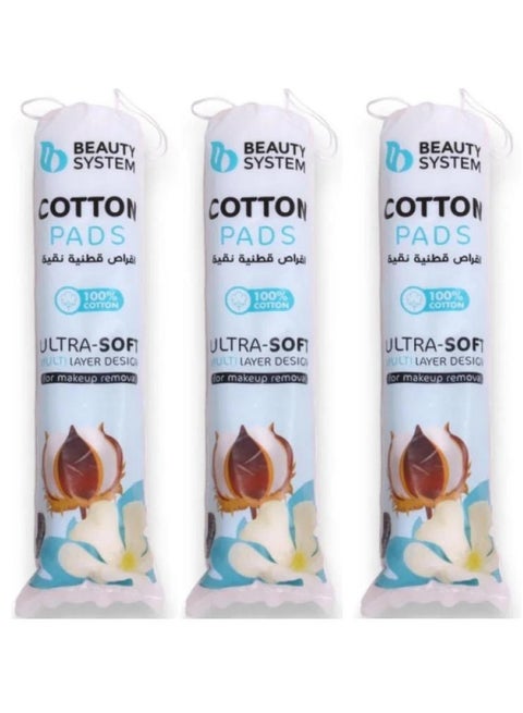 Cotton Pads Ultra Soft  120 Tablets Pack of 3