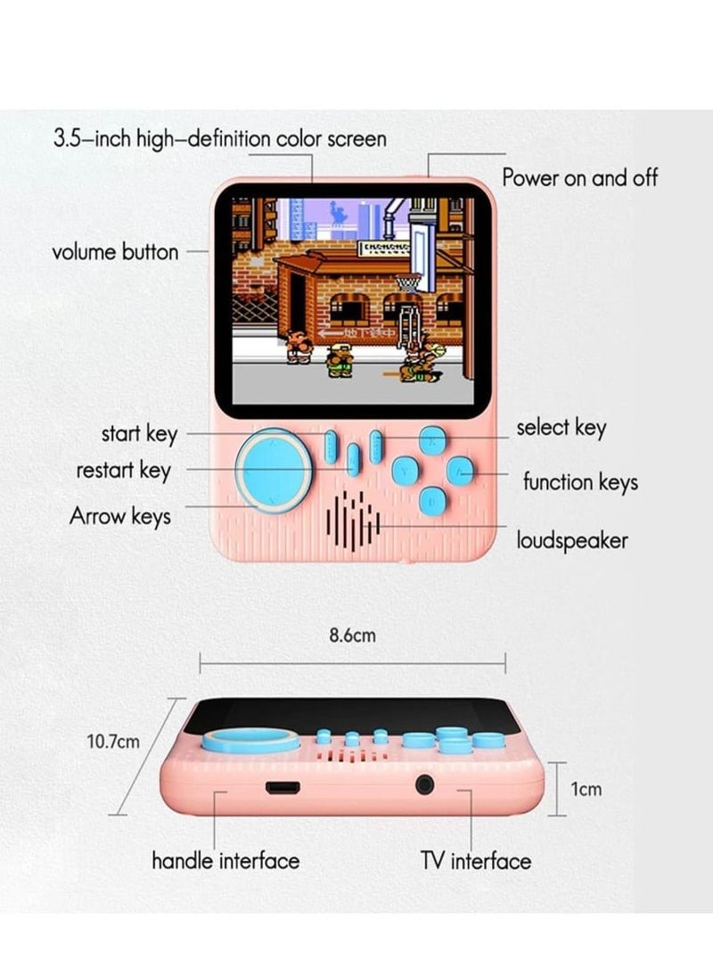Generic - G7 Ultra-thin Mini Retro Handheld Portable Game Console 3.5-Inch Color Screen Built-In 666 Game boy Game Player Without joy stick-Colors May Vary - Image 1