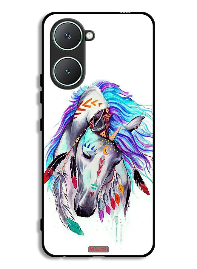 Tolwak Vivo Y03 4G Protective Case Cover Horse - Image 1